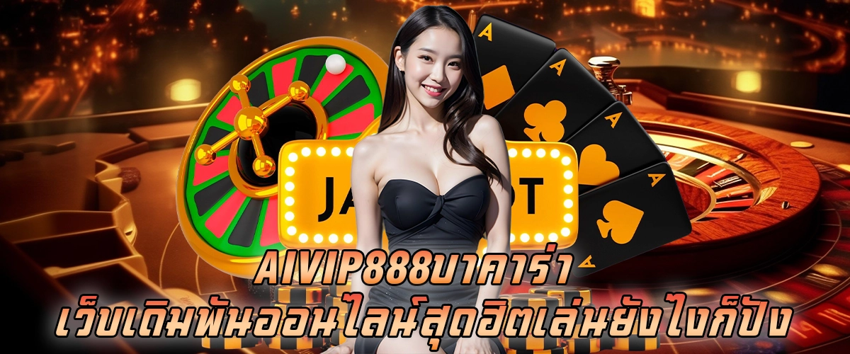 AIVIP888 บาคาร่า เว็บเดิมพันออนไลน์สุดฮิต เล่นยังไงก็ปัง